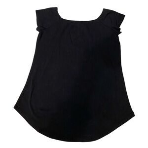 Chaser Black Elastic Boat Neck Top
